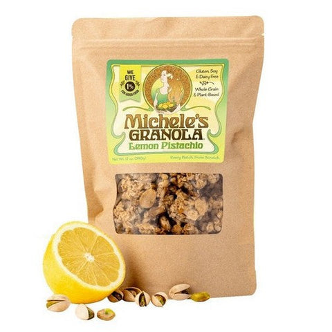 Micheles Granola, Lemon Pistachio Granola, 12 Oz (Case Of 6) Micheles Granola