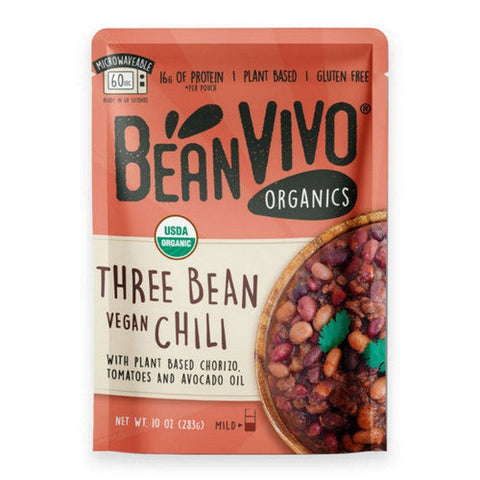 Beanvivo, Organic Three Bean Chili, 10 Oz (Case Of 6) Beanvivo