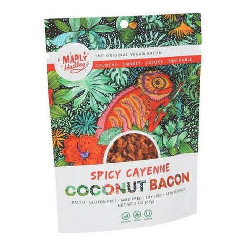 Madly Hadley, Spicy Coconut Bacon, 3 Oz (Case Of 6) Madly Hadley