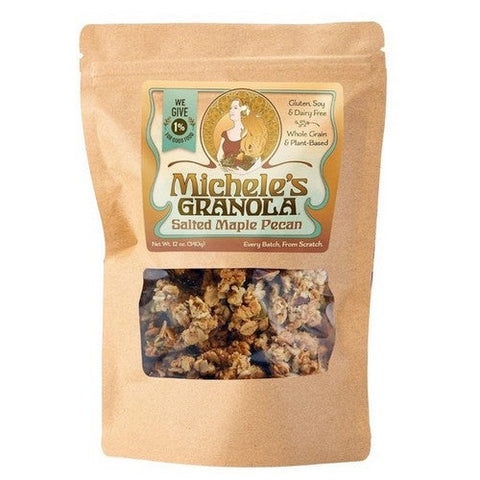 Micheles Granola, Michele's Salted Maple Pecan Granola Resealable, 12 Oz (Case Of 6) Micheles Granola