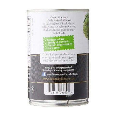 Cucina & Amore, Artichokes Whole In Brine, 14 Oz (Case Of 6) Cucina & Amore