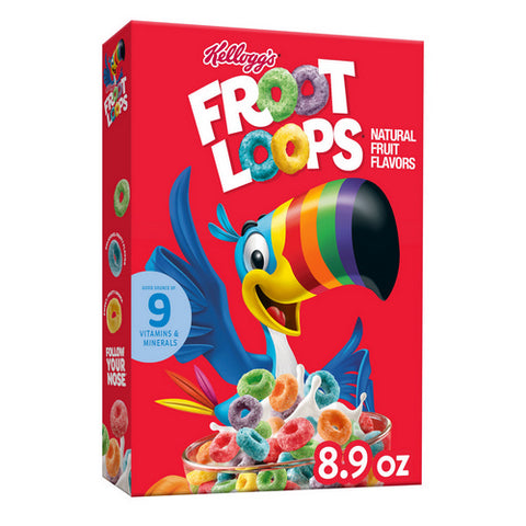 Froot Loops Breakfast Cereal 8.9 Oz (Case Of 18) by Kellogg's