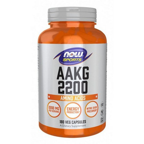 Now Foods, AAKG 2200, 180 Veggie Capsules Now Foods