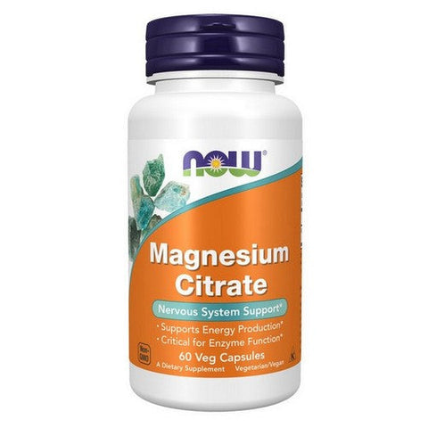 Now Foods, Magnesium Citrate, 60 Veggie Capsules Now Foods