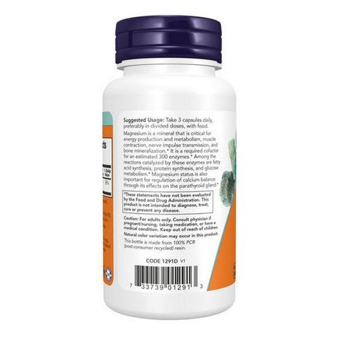 Now Foods, Magnesium Citrate, 60 Veggie Capsules Now Foods