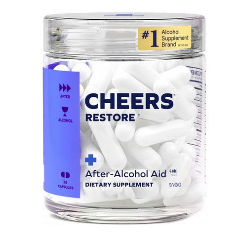 Cheers Relief, After Alcohol Aid Restore, 36 Count Cheers Relief