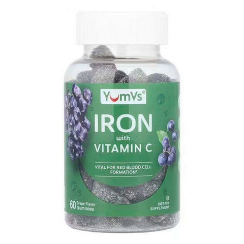 Yum-V's, Iron With Vitamin C Gummies, 60 Gummies Yum-V's