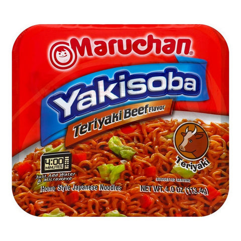 Yakisoba Teriyaki Beef 4 Oz (Case Of 8) by Maruchan
