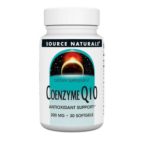 Source Naturals, Coenzyme Q10, 200 MG, 30 Softgel Source Naturals