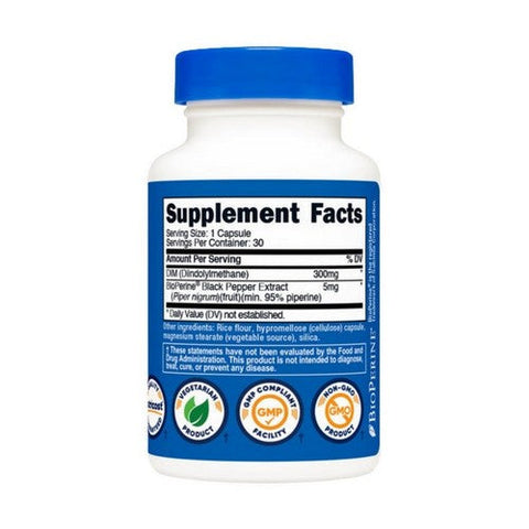 Nutricost, DIM Capsules, 300 Mg, 30 Count Nutricost