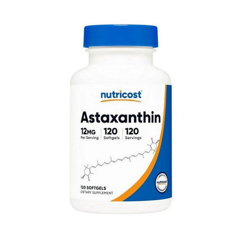 Nutricost, Astaxanthin Softgels, 12 Mg, 120 Count Nutricost