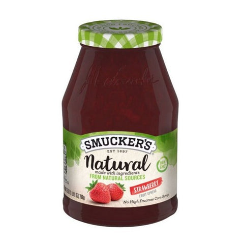 Natural Strawberry Fruit Spread 25 Oz (Case Of 8) by Smucker's