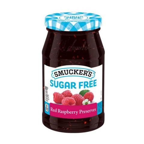Sugar Free Red Raspberry Preserves 12.8 Oz (Case Of 8) by Smucker's