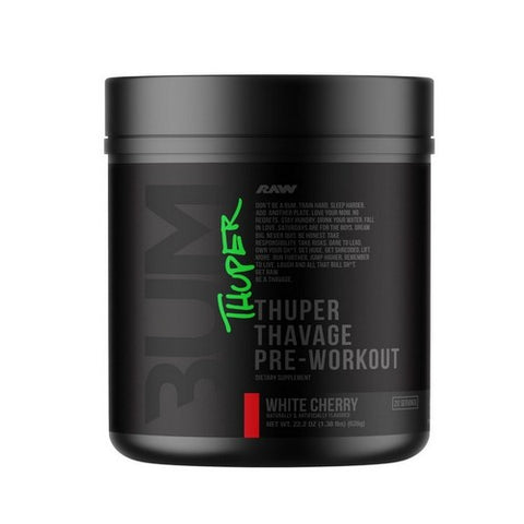 Cbum Thuper Thavage White Cherry 516 Grams by Raw Nutrition