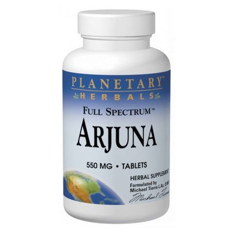 Planetary Herbals, Full Spectrum Arjuna, 500 Mg, 120 Tabs Planetary Herbals