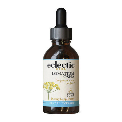 Eclectic Herb, Lung And Respiratory Support Extract Lomatium Osha, 2 Oz Eclectic Herb
