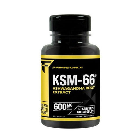 Primaforce, Ksm-66 Ashwagandha Root Extract, 600 Mg, 60 Caps Primaforce
