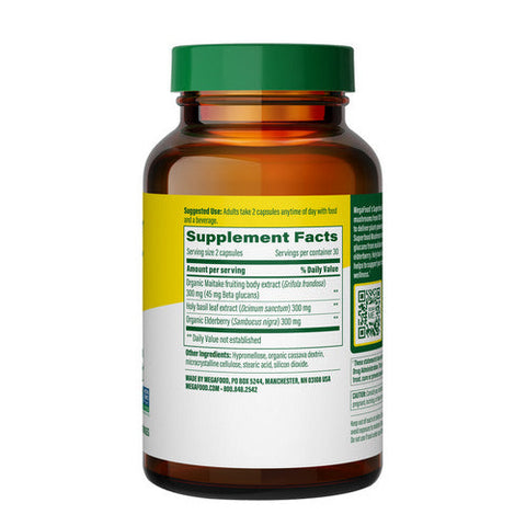 MegaFood, Superfood Mushroom Immune Support, 60 Capsules MegaFood