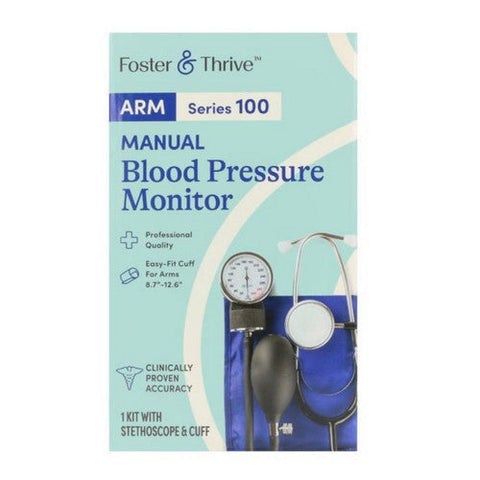 Foster And Thrive, Arm Series 100 Manual Blood Pressure Monitor, 1 Count Foster And Thrive