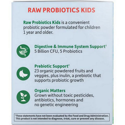 Garden of Life, Organic Raw Probiotics Kids Cooler Powder, 3.57 Oz Garden of Life