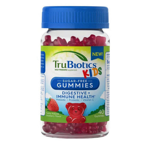 Trubiotics, Kids Digestive + Immune Health Gummies Strawberry, 40 Count