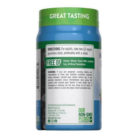 Nature's Truth, Magnesium Glycinate Natural Sour Grape, 200 Mg, 60 Count Nature's Truth