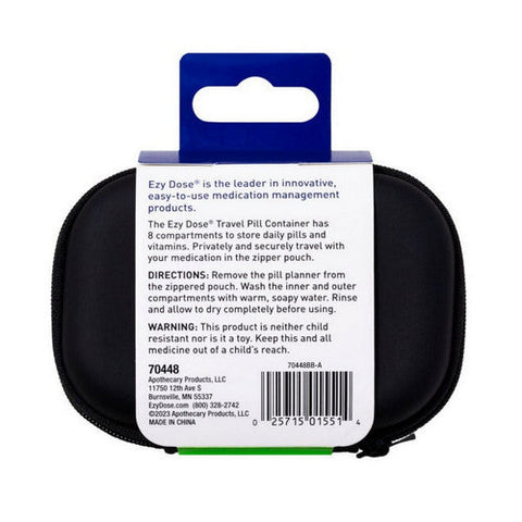Ezy Dose, Hard Sided Pocket Pharmacy Pill Case, 1 Count Ezy Dose