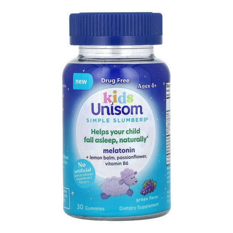 Unisom, Simple Slumbers Kids Melatonin Gummies, 30 Count Unisom