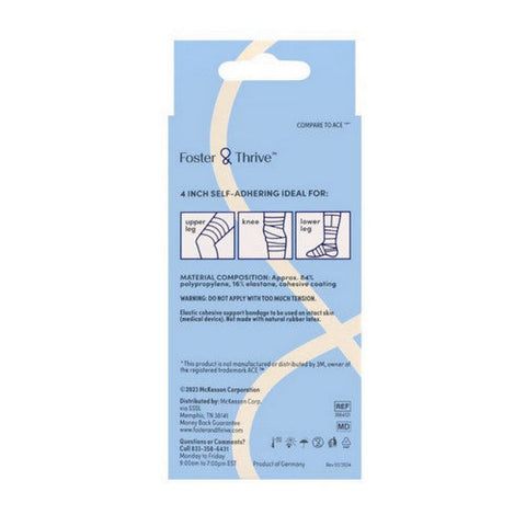 Elastic Bandage  4" Self Adhering 1 Count by Foster And Thrive Foster And Thrive
