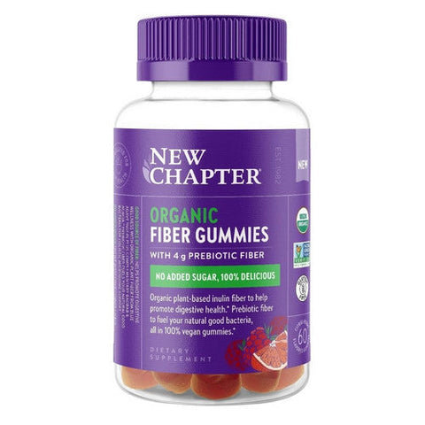 New Chapter, Organic Fiber Gummies, 60 Count New Chapter