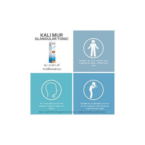 Schuessler Tissue Salts, Kali Mur 6X Glandular Tonic, 30 Ml Schuessler Tissue Salts