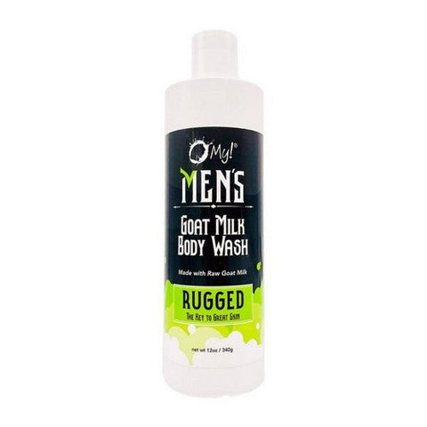 O MY!, Goat Milk Body Wash Mens Rugged, 12 Oz O MY!