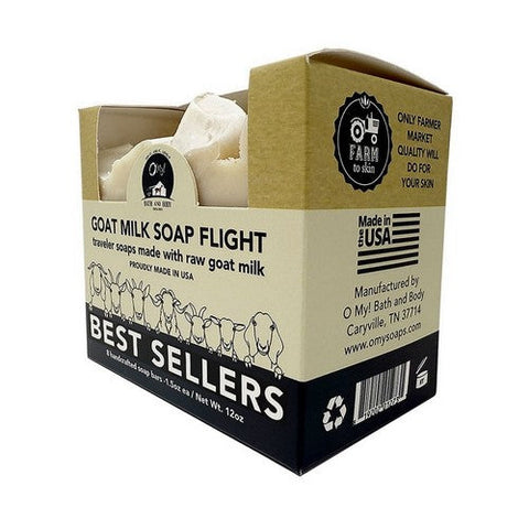 O MY!, Goat Milk Traveler Soap Flight Best Sellers, 8 Oz O MY!