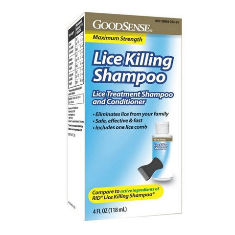 Good Sense, Lice Killing Shampoo Maximum Strength, 4 Oz Good Sense