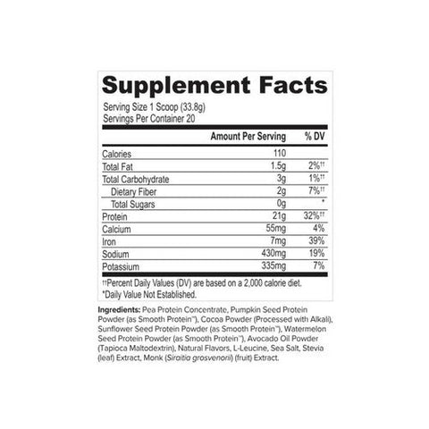 Onnit, Plant-Based Protein Chocolate, 23.8 Oz Onnit