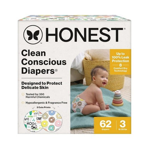 Clean Conscious Disposable Diapers Size 3 62 Diapers by  Pure Encapsulations