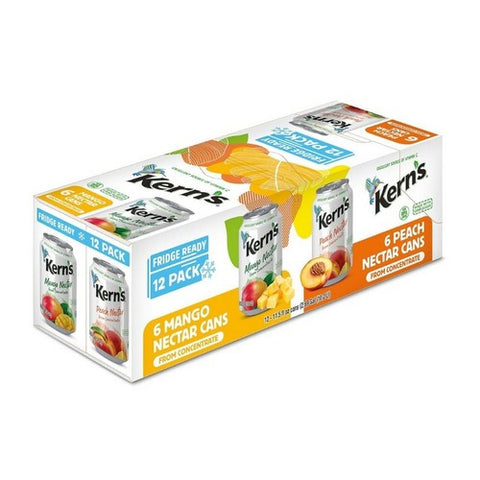 6 Mango Nectar Cans And Peach Juice 138 Oz by Kern's