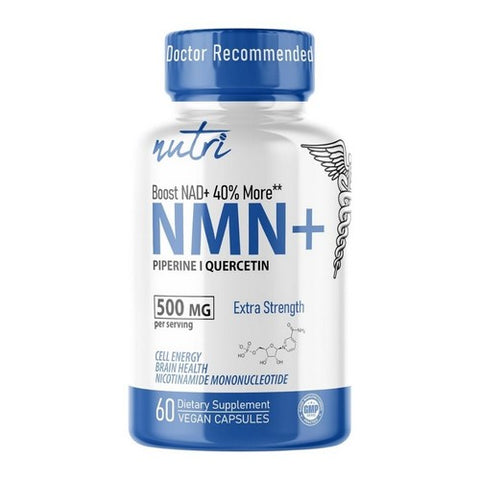 NMN Plus Quercefit And Black Pepper 60 Vegan Capsules by Nature's Fusions