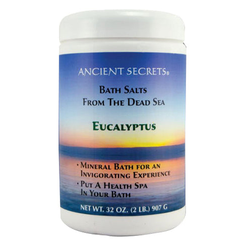 Ancient Secrets, Dead Sea Bath Salts, Eucalyptus 2 Lbs Ancient Secrets