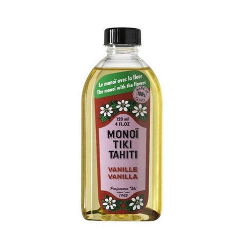Monoi Tiare, Tiki Tahiti Coconut Oil Vanilla, 4 Oz Monoi Tiare