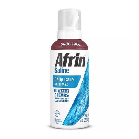 Saline Daily Care Nasal Mist Spray 4.5 Oz by Afrin
