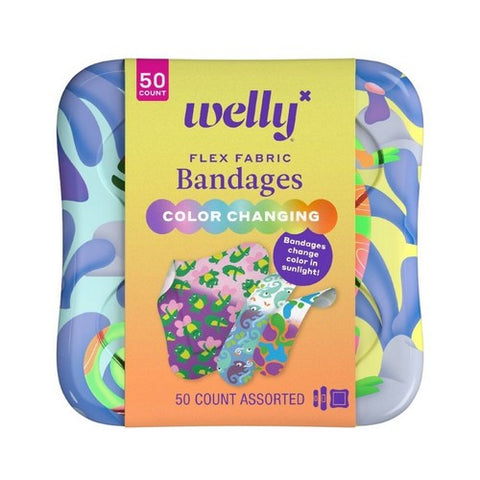 Adhesive Bandages Color Change 50 Count by Welly