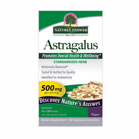 Nature's Answer, Astragalus Root Standardized, 60 Vcaps Nature's Answer