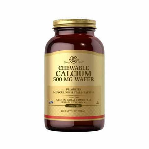 Solgar, Chewable Calcium, 500 mg, 120 Wafers Solgar