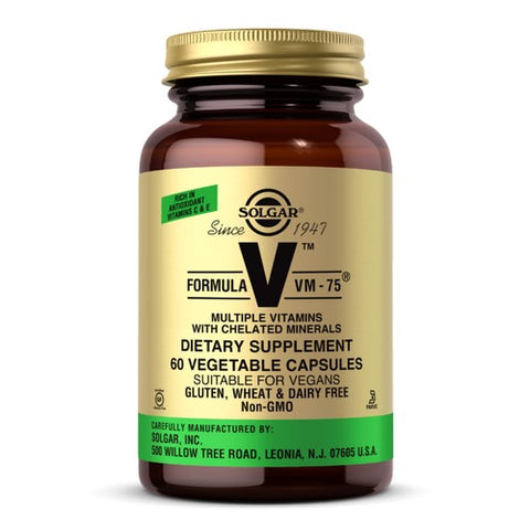 Solgar, Formula VM-75 Vegetable Capsules, 60 V Caps Solgar
