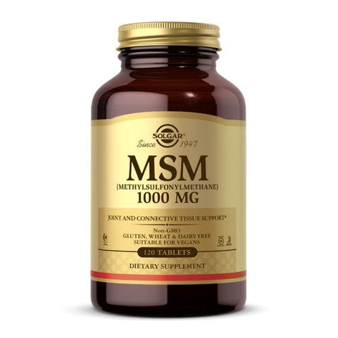 Solgar, MSM, 1000 mg, 120 Tabs Solgar