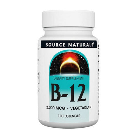 Source Naturals, Vitamin B-12, 2000 mcg, 100 Tabs Source Naturals