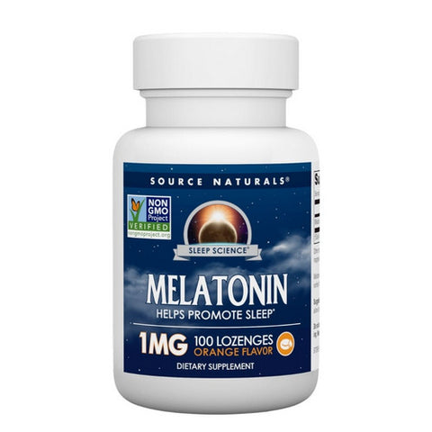 Source Naturals, Sleep Science Melatonin Orange, 1 Mg, 100 Tabs Source Naturals