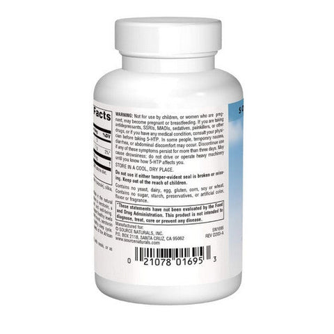 Source Naturals, 5-HTP, 100 mg, 60 Capsules Source Naturals