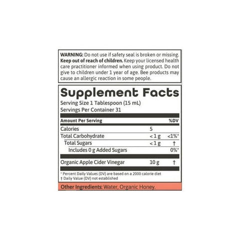 Dynamic Health Laboratories, Organic Apple Cider Vinegar with Mother, 16OZ Dynamic Health Laboratories